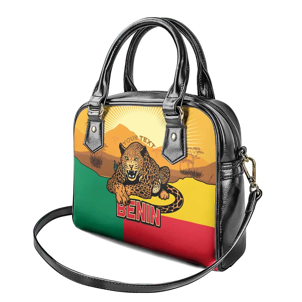 Personalised Afro Benin Leopard Shoulder Handbag Stay True - Stay Wild