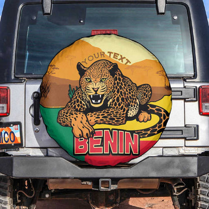 Personalised Afro Benin Leopard Spare Tire Cover Stay True - Stay Wild