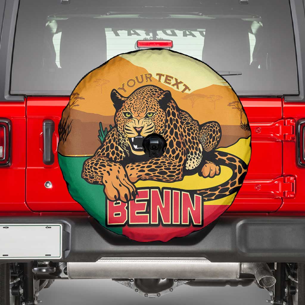 Personalised Afro Benin Leopard Spare Tire Cover Stay True - Stay Wild