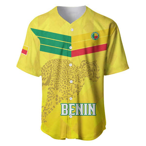 Custom Benin Football Baseball Jersey Go Les Guepards