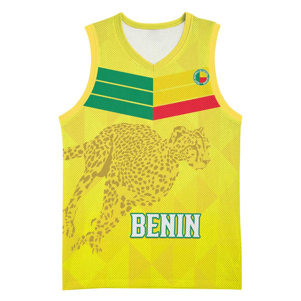 Custom Benin Football Basketball Jersey Go Les Guepards - African Pride