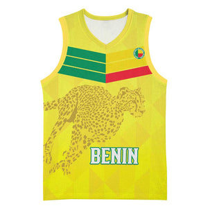 Custom Benin Football Basketball Jersey Go Les Guepards - African Pride