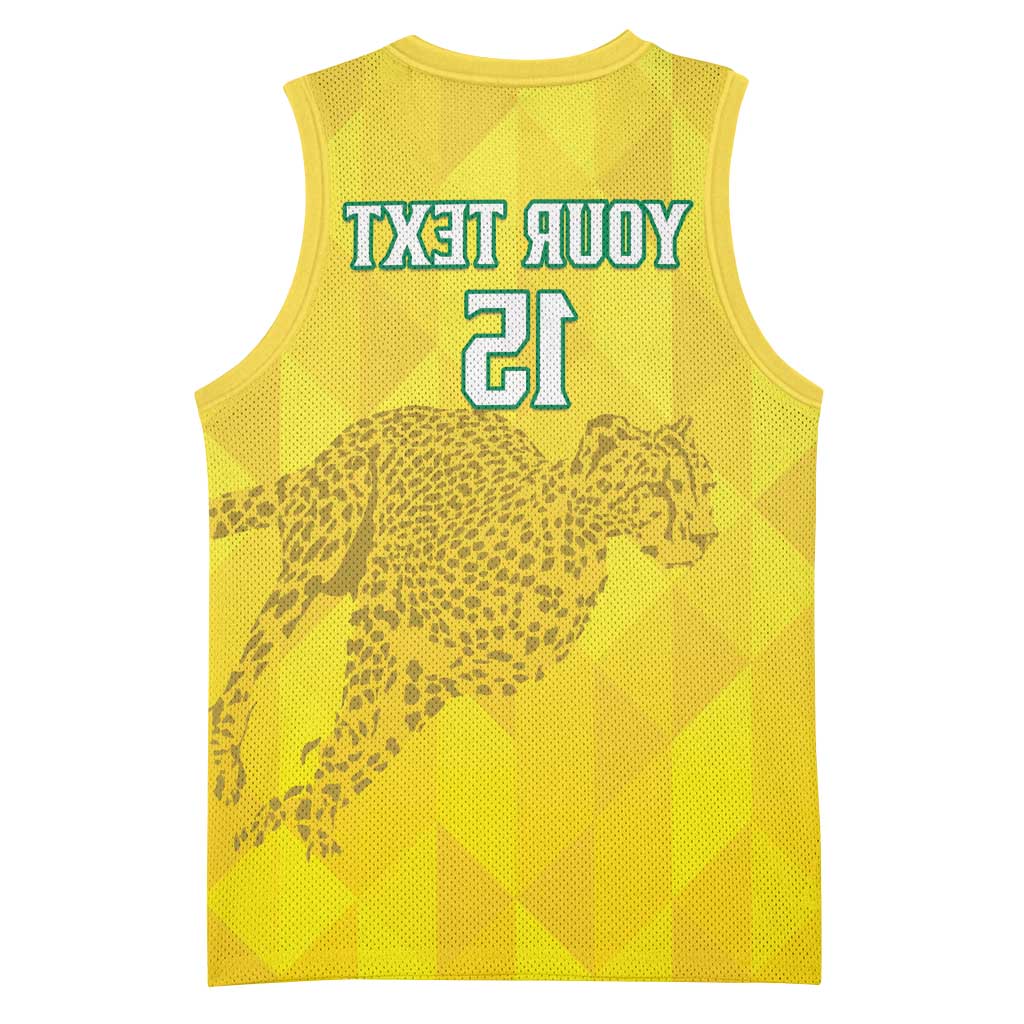Custom Benin Football Basketball Jersey Go Les Guepards - African Pride