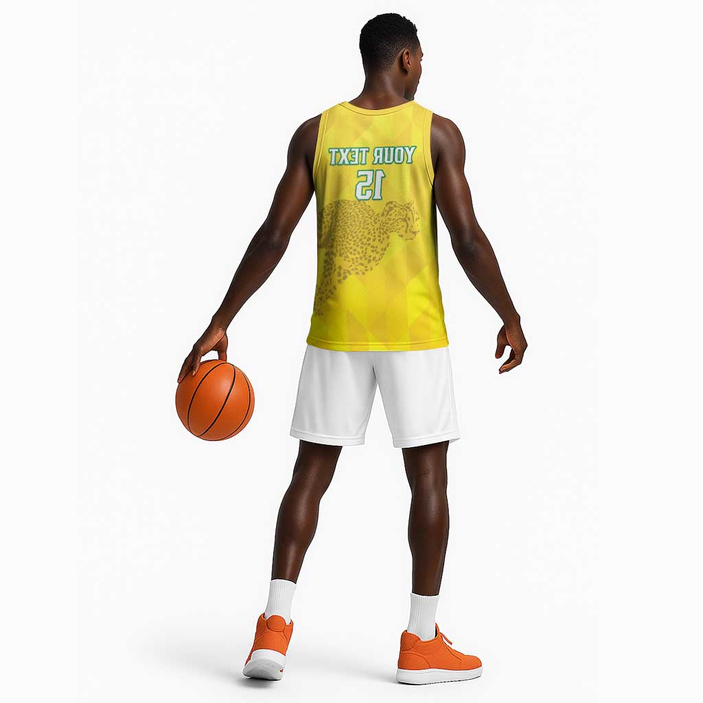 Custom Benin Football Basketball Jersey Go Les Guepards - African Pride