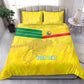 Custom Benin Football Bedding Set Go Les Guepards