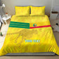 Custom Benin Football Bedding Set Go Les Guepards