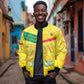 Custom Benin Football Bomber Jacket Go Les Guepards