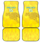 Custom Benin Football Car Mats Go Les Guepards
