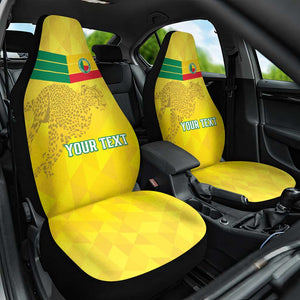 Custom Benin Football Car Seat Cover Go Les Guepards