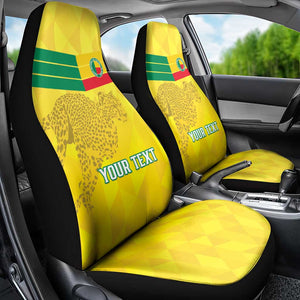 Custom Benin Football Car Seat Cover Go Les Guepards