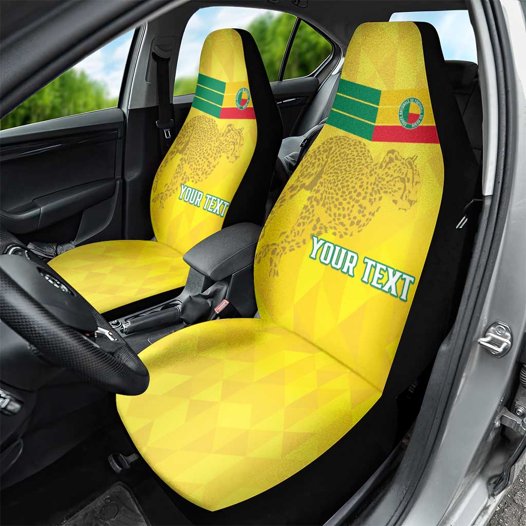 Custom Benin Football Car Seat Cover Go Les Guepards