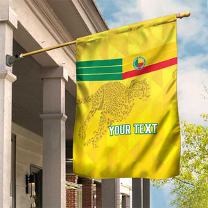 Custom Benin Football Garden Flag Go Les Guepards