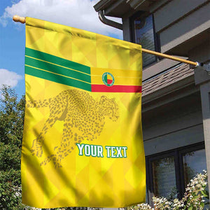 Custom Benin Football Garden Flag Go Les Guepards