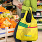 Custom Benin Football Grocery Bag Go Les Guepards