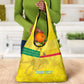 Custom Benin Football Grocery Bag Go Les Guepards