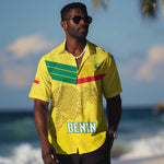 Custom Benin Football Hawaiian Shirt Go Les Guepards