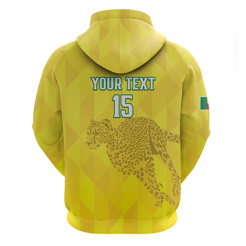 Custom Benin Football Hoodie Go Les Guepards