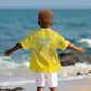Custom Benin Football Kid Hawaiian Shirt Go Les Guepards