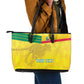 Custom Benin Football Leather Tote Bag Go Les Guepards