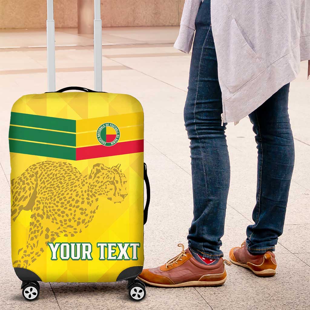 Custom Benin Football Luggage Cover Go Les Guepards