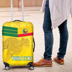 Custom Benin Football Luggage Cover Go Les Guepards
