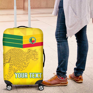 Custom Benin Football Luggage Cover Go Les Guepards