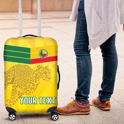 Custom Benin Football Luggage Cover Go Les Guepards