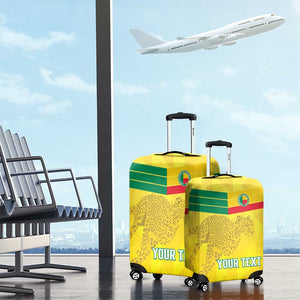 Custom Benin Football Luggage Cover Go Les Guepards