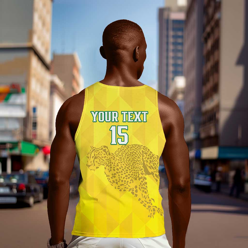 Custom Benin Football Men Tank Top Go Les Guepards