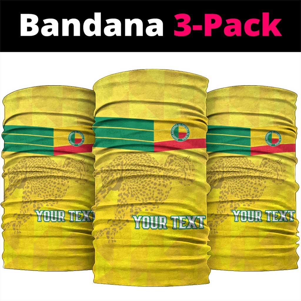 Benin Football Neck Gaiter Go Les Guepards - African Pride