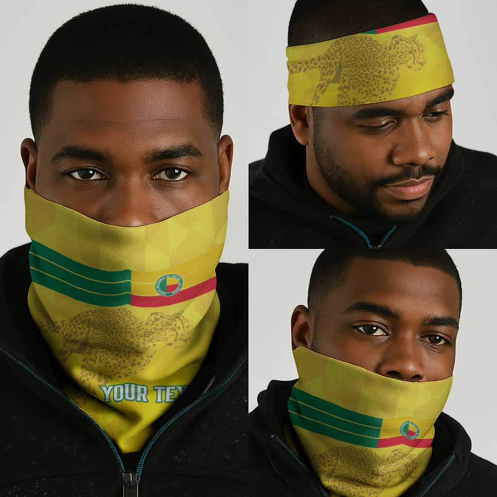 Benin Football Neck Gaiter Go Les Guepards - African Pride