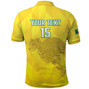 Custom Benin Football Polo Shirt Go Les Guepards