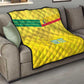 Custom Benin Football Quilt Go Les Guepards