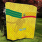 Custom Benin Football Quilt Go Les Guepards