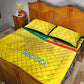 Custom Benin Football Quilt Bed Set Go Les Guepards
