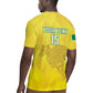 Custom Benin Football Rugby Jersey Go Les Guepards
