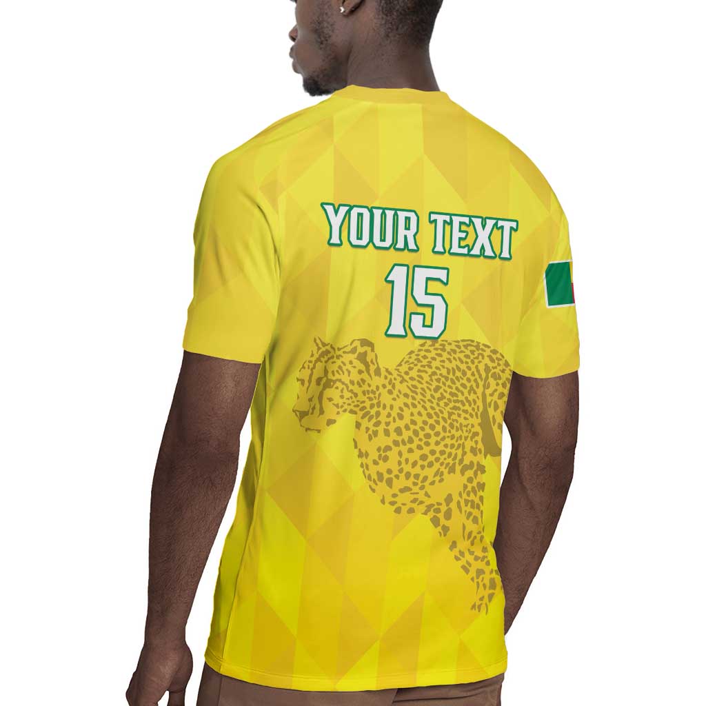 Custom Benin Football Rugby Jersey Go Les Guepards