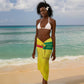 Custom Benin Football Sarong Go Les Guepards