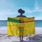 Custom Benin Football Sarong Go Les Guepards