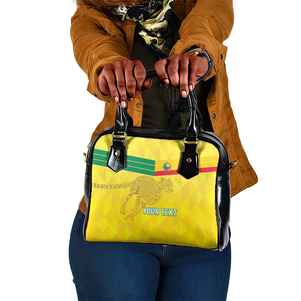 Custom Benin Football Shoulder Handbag Go Les Guepards