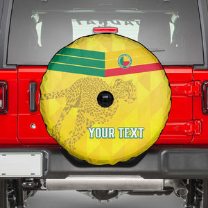 Custom Benin Football Spare Tire Cover Go Les Guepards