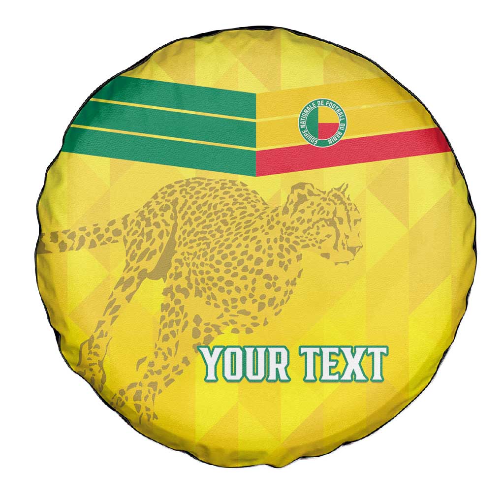 Custom Benin Football Spare Tire Cover Go Les Guepards
