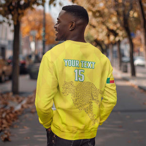 Custom Benin Football Sweatshirt Go Les Guepards