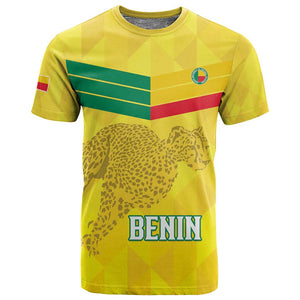 Custom Benin Football T shirt Go Les Guepards
