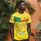 Custom Benin Football T shirt Go Les Guepards