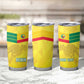 Custom Benin Football Tumbler Cup Go Les Guepards
