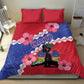 Haiti Neg Maron Bedding Set Coat Of Arms - Hisbicus Polynesian