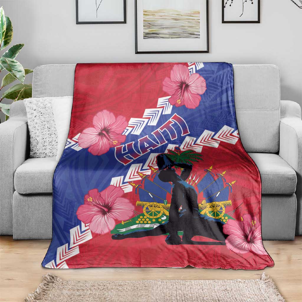 Haiti Neg Maron Blanket Coat Of Arms - Hisbicus Polynesian