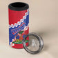 Haiti Neg Maron 4 in 1 Can Cooler Tumbler Coat Of Arms - Hisbicus Polynesian