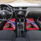 Haiti Neg Maron Car Mats Coat Of Arms - Hisbicus Polynesian